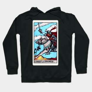 Card #61 - Knight Of Swords - Rider Waite Smith Tarot Hoodie